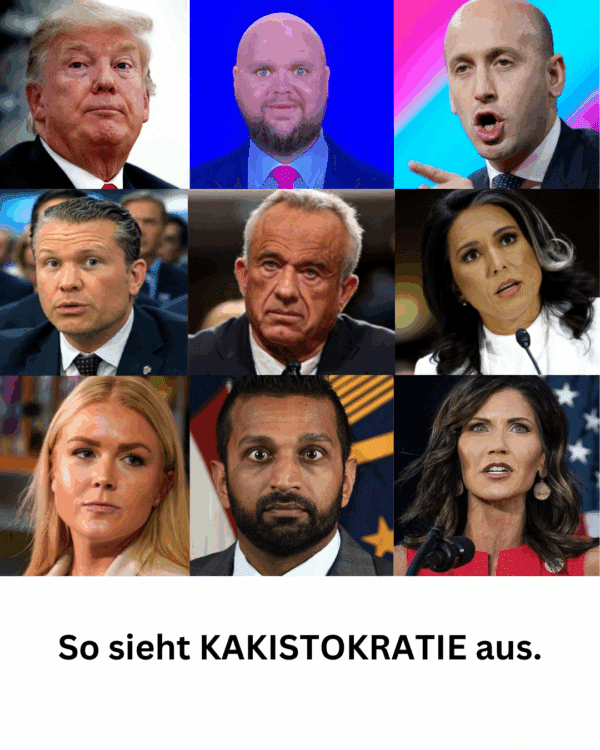 US Regierung Freakshow 2025