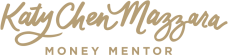 gold handwriting logo Katy Chen Mazzara