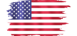 unvollständige US-Flagge