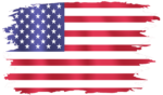 zerfledderte US-Flagge